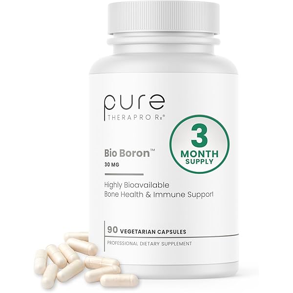 Amazon.com: Pure TheraPro Rx Bio Boron, 5mg/Capsule, 180 Capsules